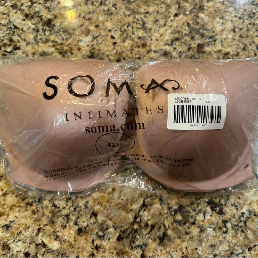 Soma Adobe Rose Smooth Balconette Bra